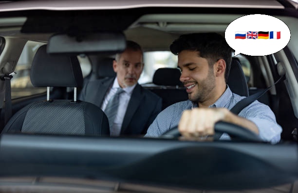 Hire a car with driver-translator.